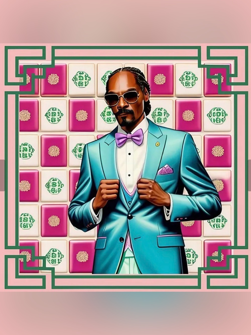 Snoop Dogg Mahjong Mat